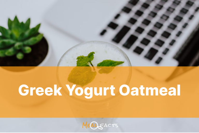 Greek Yogurt Oatmeal
